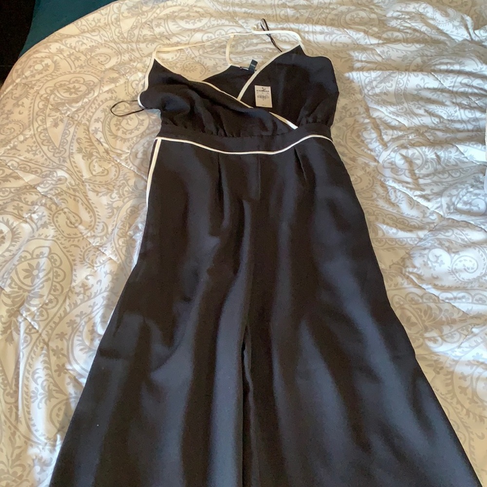 Express black and white jumpsuit brand new